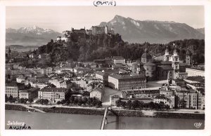 Birds Eye View Salzburg Austria Writing on back 