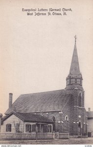 OTTAWA, Illinois, 1900-1910s; Evangelical Luthern (German) Church