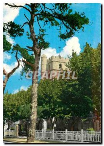 Postcard Modern Frontignan Herault the church steeple