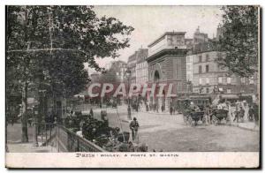 Paris Postcards Boulevard and Old Porte Saint-Martin