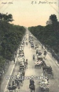 K K Prater Wien Vienna Austria Postcard Vintage