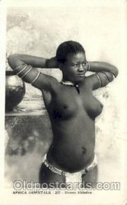 Film Etiopia, Donna Amarica African Nude writing on back 