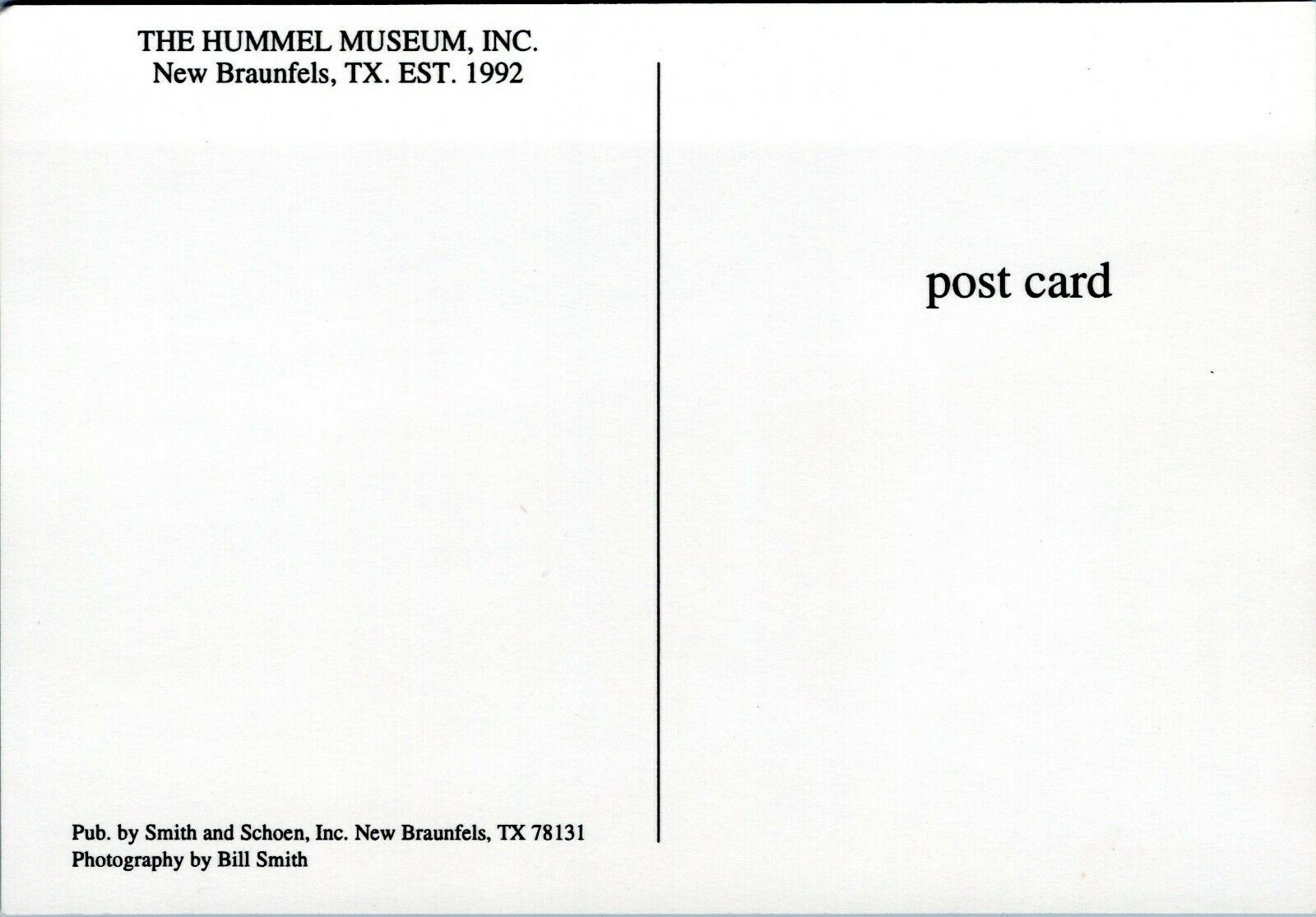 postcard - Texas - Hummel Museum - exterior view | - Texas - Other, Postcard / HipPostcard