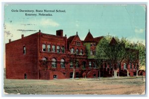 c1910's Girls Dormitory State Normal School Kearney Nebraska NE Antique Postcard