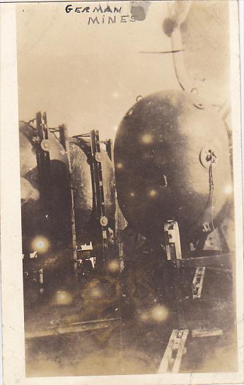 Military German Mines Real Photo