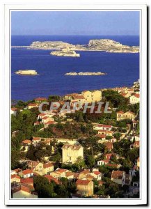 Modern Postcard Marseille Roucas Blanc Chateau d'If and ille Friuli