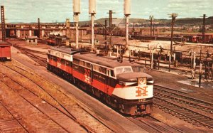 Vintage Postcard New Haven 0409 McGuiness Linely Black White Orange Color Scheme