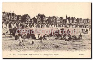 Old Postcard Le Touquet Paris Plage La Plage and Villas