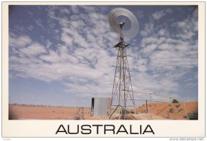 AUSTRALIA, 1950-1970's; The Southern Cross, Windmills Pumping Water