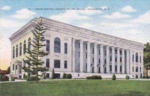 Mecklenburg County Court House Charlotte North Carolina