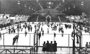 Colorado Springs CO Palace at Broadmoor Skating Real Photo RPPC Postcard