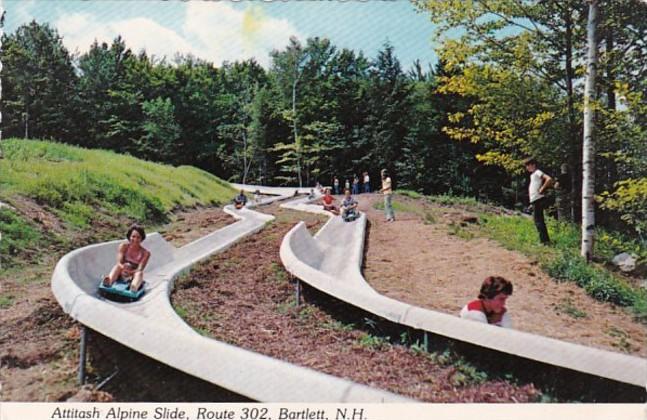 New Hampshire Attitash Alpine Slide Route 302