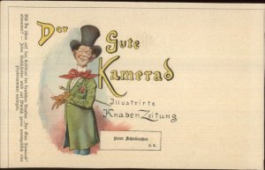 German Magazine For Young Men Der Gute Kamerad c1900 Postcard