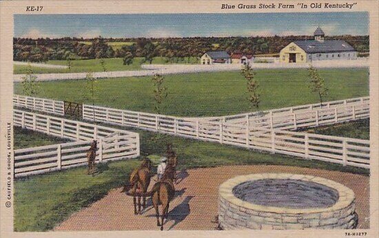 Blue Grass Stock Farm In Old Kentucky 1950