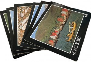 Hong Kong Large Print Postcards - Set of 7 Postcards