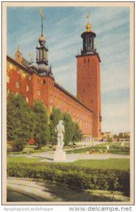 Sweden Stockholm Town Hall Terrace