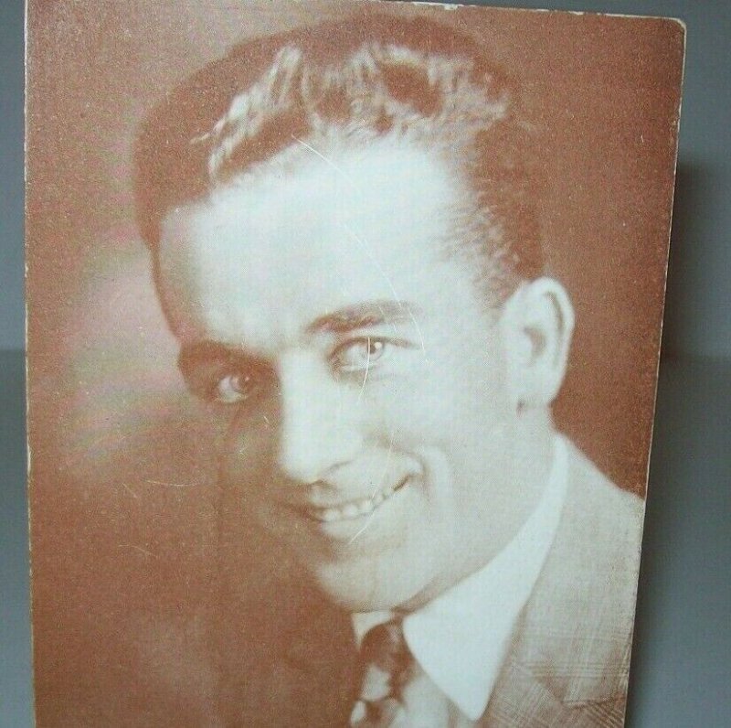 Jack Mulhall Postcard Unused Vintage American Actor Silent Films Arcade Card