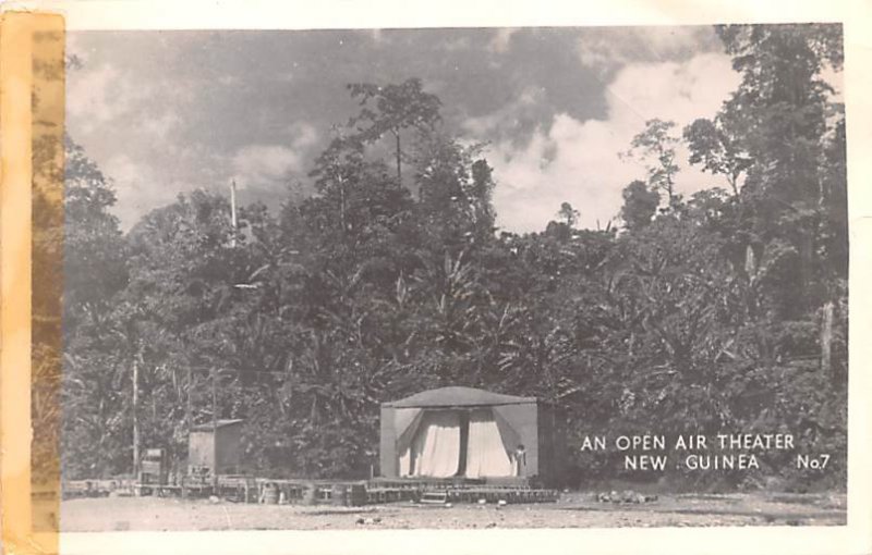 Open Air Theater New Guinea Writing on back 