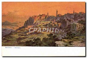 Old Postcard Bethlehem Israel