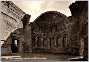 Villa Adriana - La Sala Dei Sette Sapienti Tivoli Italy Postcard