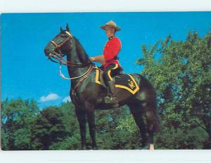 Unused Pre-1980 TOWN VIEW SCENE RCMP Mountie - Country of Ontario ON p8066
