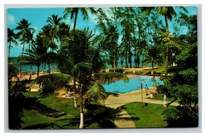 Vintage 1960's Advertising Postcard Holiday Inn San Juan Isla Verde Puerto Rico