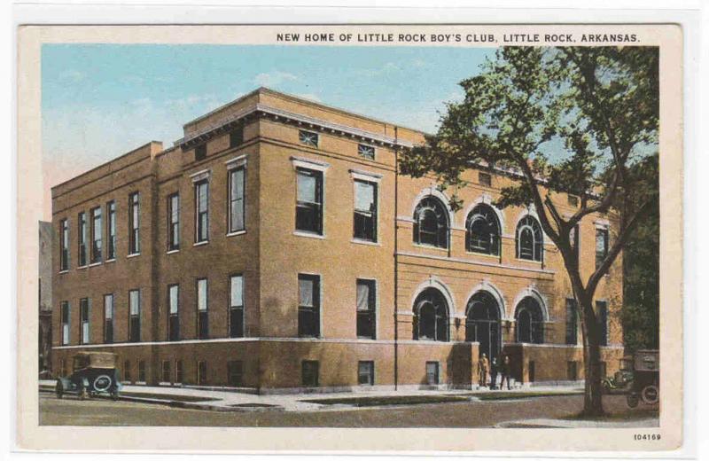 Little Rock Boys Club Little Rock Arkansas 1920s postcard