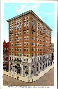 Postcard BUILDING SCENE Wheeling West Virginia WV AM7835