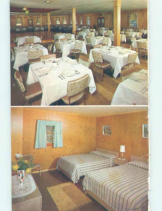 Pre-1980 MOTEL SCENE Catskill New York NY AD9620