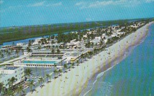 Florida Miami Beach Airview Of Hollywood By The Sea With Pool