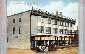 Postcard Golden Gate Hotel in Nome, Alaska~127801