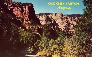 Vintage Postcard - Oak Creek Canyon Natural Area - Arizona