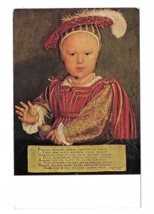 Edward VI as a Child Holbein National Gallery of Art Wash DC Postcard