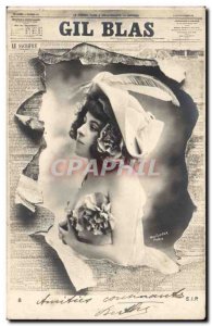 Old Postcard Fancy Journal Newspapers Gil Blas