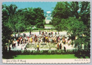 Visitors @ President John F Kennedy Grave~Nation Capital~Arlington~Continental