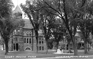 Court House Paark Real Photo Luverne,  MN