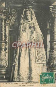 Postcard Old Rumengol The venerated statue