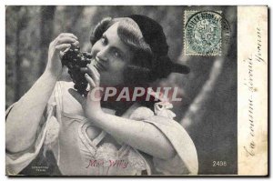 Theater Postcard Old Woman Miss Willy