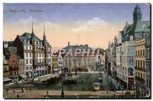 Old Postcard Bonn Rh Marktplatz