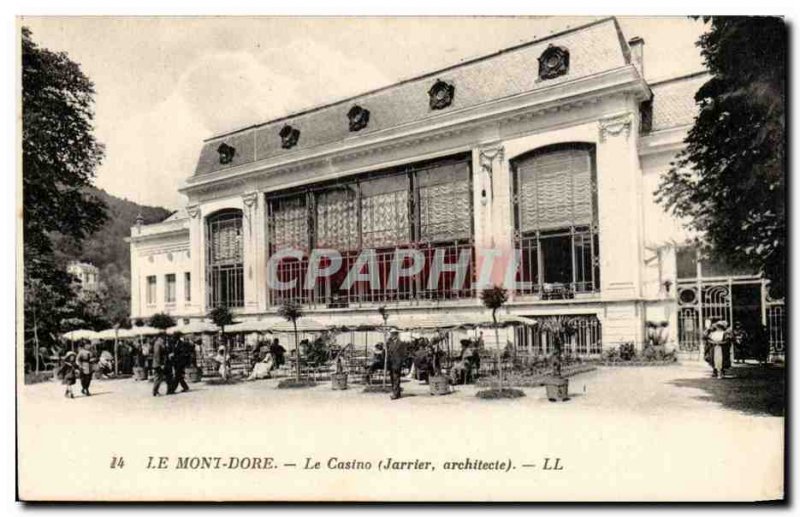 Le Mont Dore Postcard Old Casino (Jarrier architect)