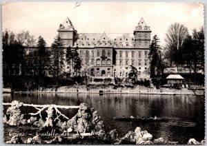 Torino - Castillo del Valentino Italy Real Photo RPPC Postcard