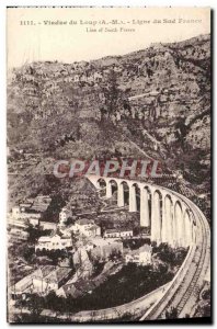 Old Postcard Viaduct Wolf Line South France