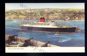 LS2510 - Cunard Liner - Carinthia - Artist - C E Turner - postcard