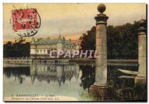 Old Postcard Rambouillet The castle Prospect Park