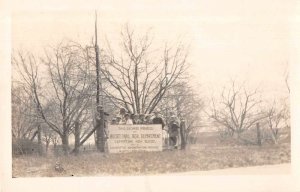 Germantown Ohio High School Orchard Real Photo Vintage Postcard AA9157