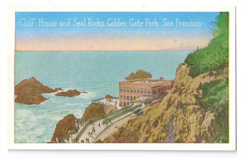 Cliff House Seal Rocks San Francisco Pacific Novelty Co PC