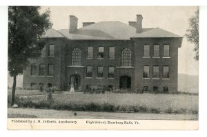 VT - Enosburg Falls. High School