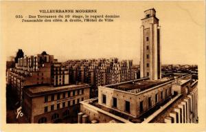 CPA VILLEURBANNE Des Terrasses du 10 etage, le regard domine (614363)