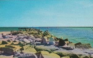 Rhode Island Galilee Visitors Enjoying The Breakwater