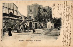 CPA NIORT - Le Donjon et Marché (297395) 